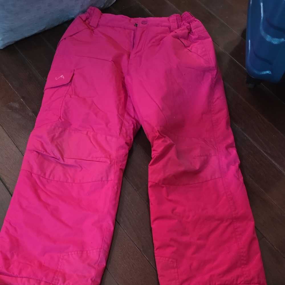 Kids Pink Snow Pants Size 10/12